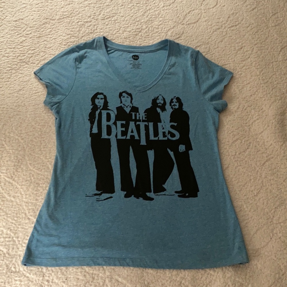 The Beatles V Neck Short Sleeve